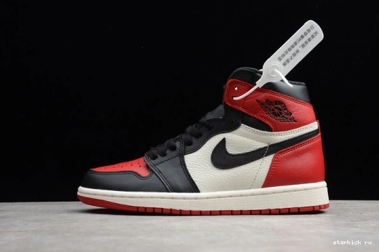 High Jordan 1 555088-610 Bred Retro 555088-610 Toe Air 0330